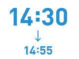 14:30→14:55